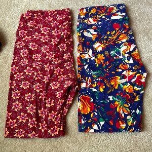 LuLaRoe TC floral leggings